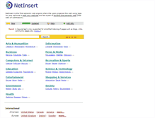 Tablet Screenshot of netinsert.com